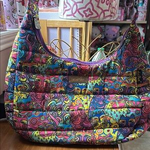 Laurel Burch Colorful Cat Patterned Women's Bag